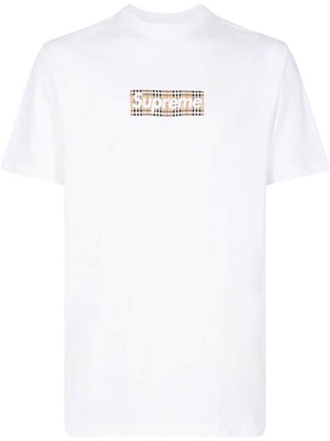 burberry supeeme|supreme burberry box t shirt.